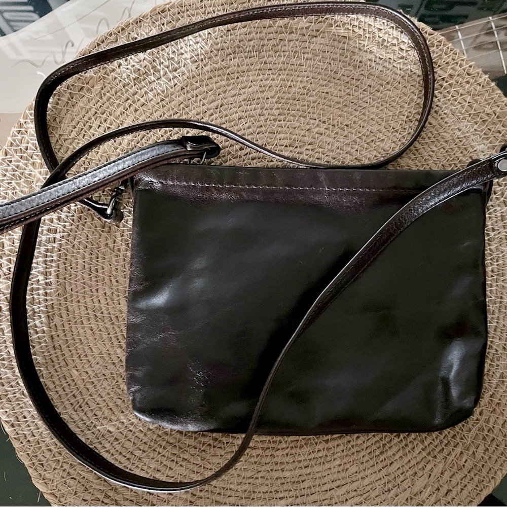 Rough & Tumble Limited Leather Crossbody – Floral Lining (Made in Maine)-NEW